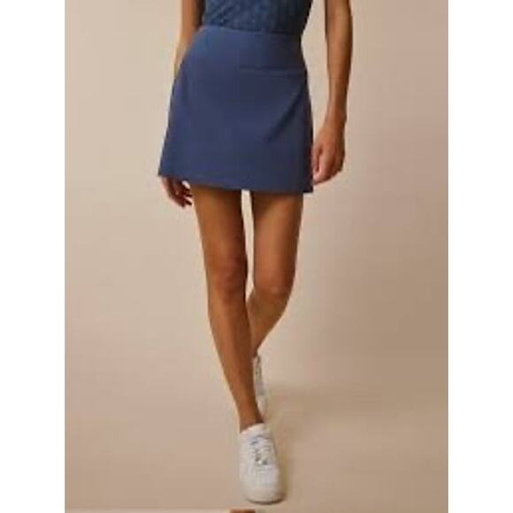 Greyson 15" Phoenix Performance Golf/Tennis Skort Skirt Size M Vintage Blue EUC - Picture 1 of 10